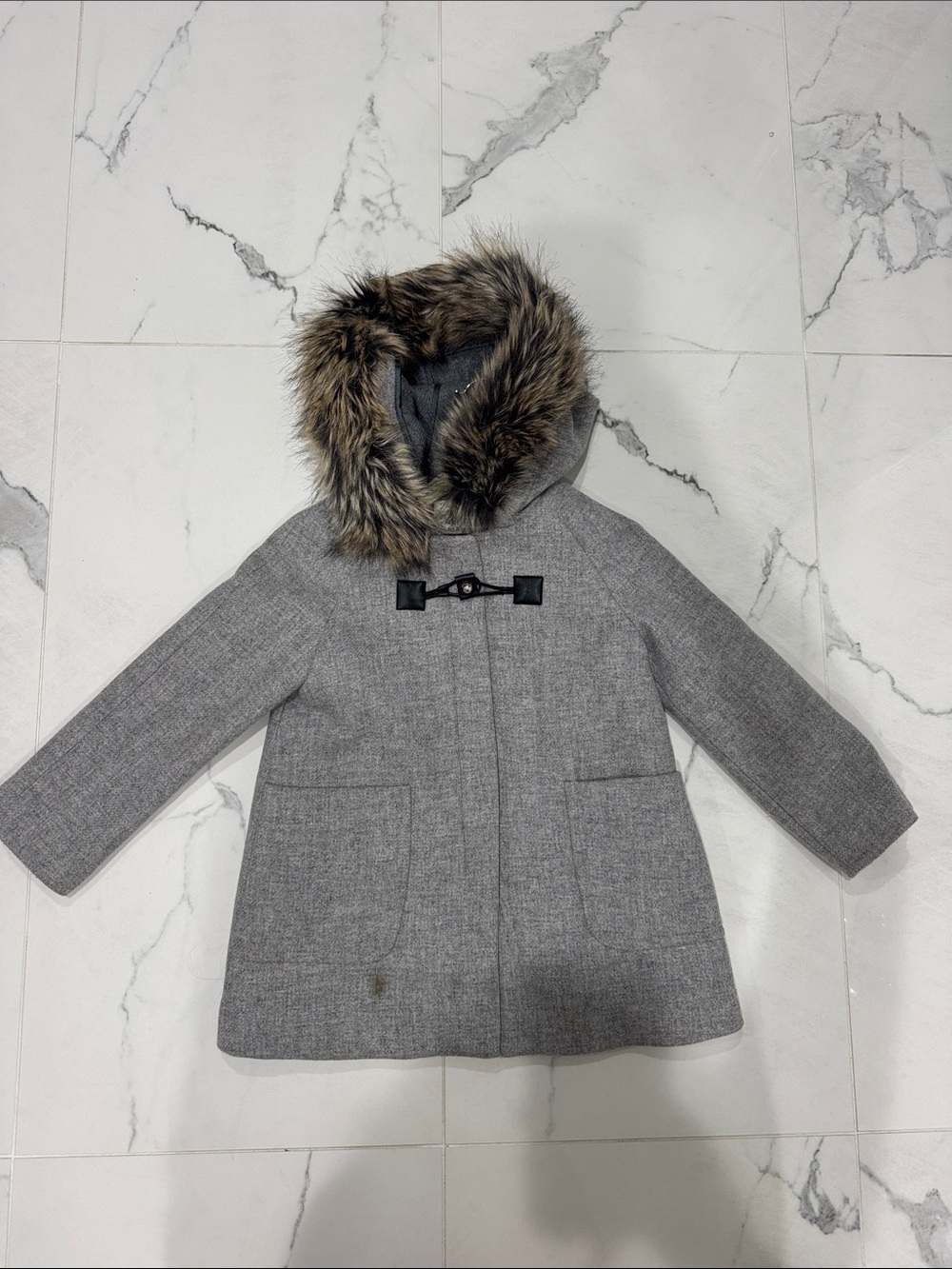 Zara girls wool coat- 8